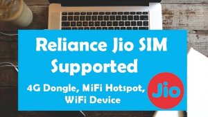 Reliance Jio 4G Dongle