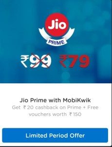 Mobikwik Jio Offer