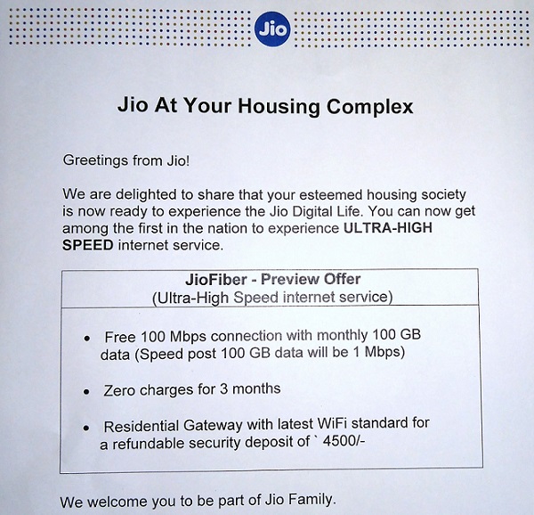 How To Get The JioFiber Broadband Connections, Plans & Offers? - TECHLITE