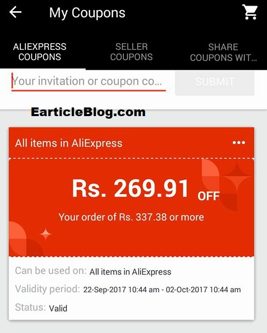 Aliexpress new user coupon $4 online