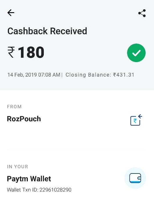 rozdhan earn money paytm cash