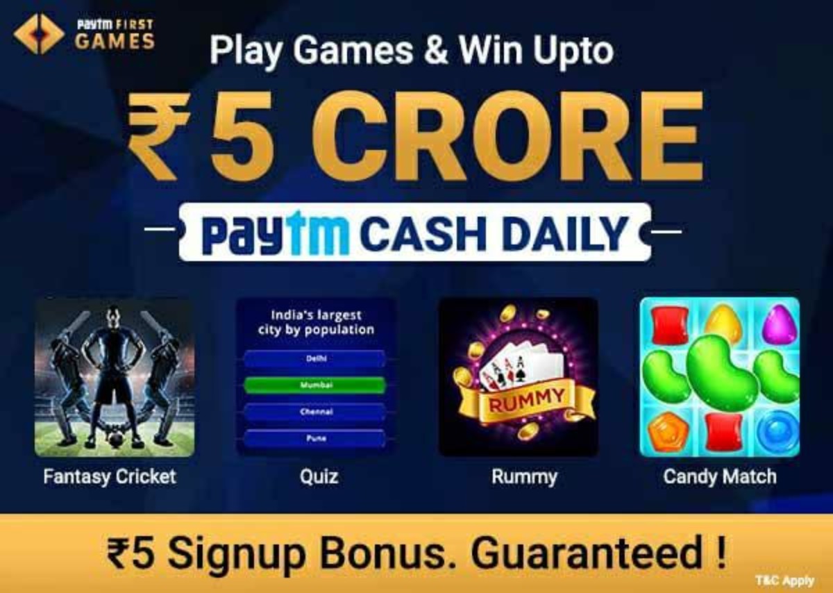 Paytm bonus cash back