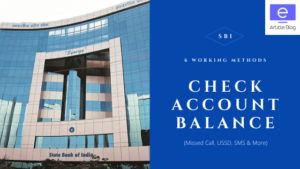 SBI Account Balance Enquiry Number