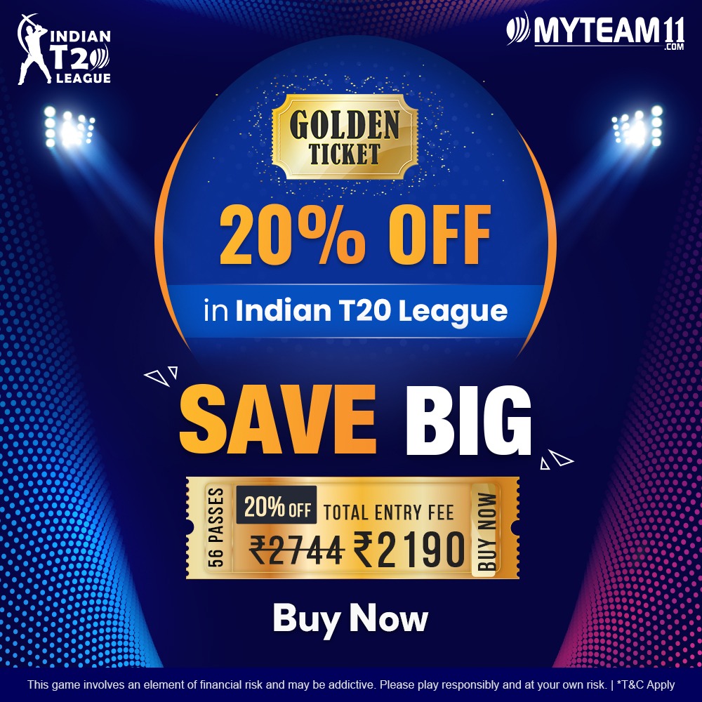 myteam11 golden ticket offer for IPL 21