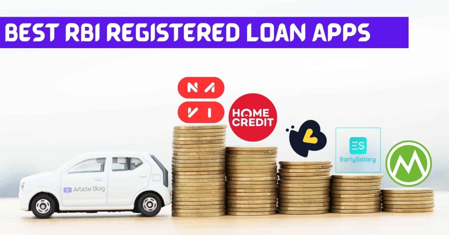 Best Rbi Registered Loan Apps In India