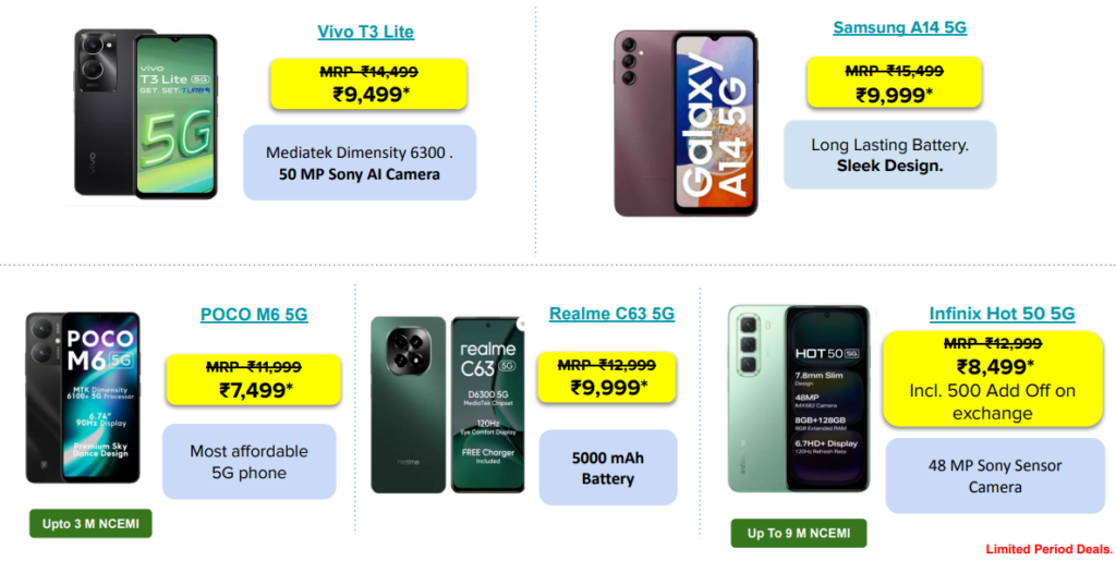 5G Smartphone Deals 1