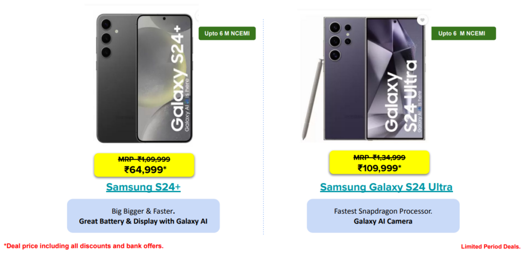 Flagship Deals on Samsung S24 Series