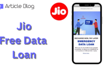 Jio Data Loan