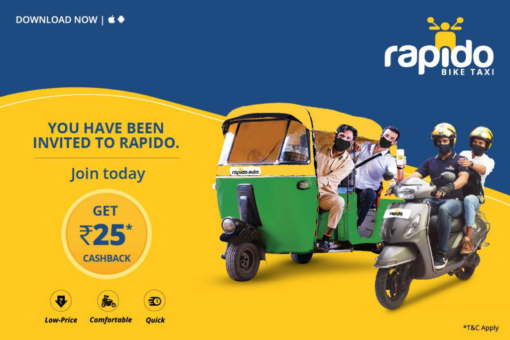 Rapido Referral Code offer 