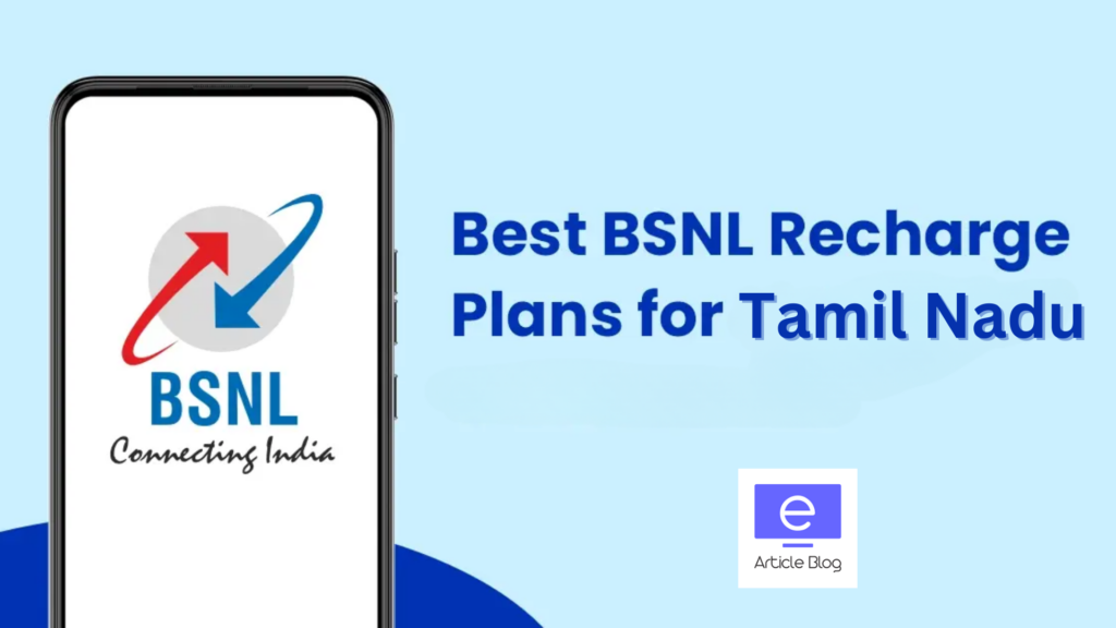 BSNL Recharge Plan For Tamil Nadu  