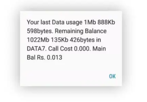 BSNL Data Balance Check Online