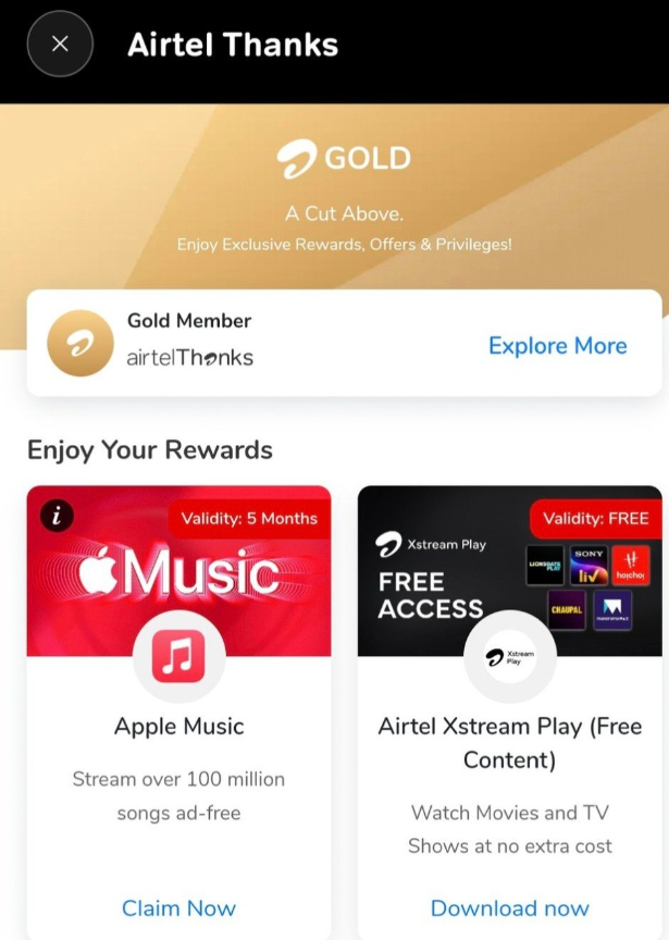 Airtel Apple Music 