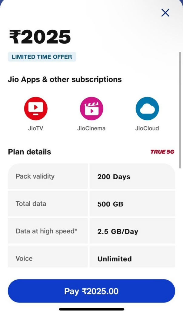 jio new year plan details