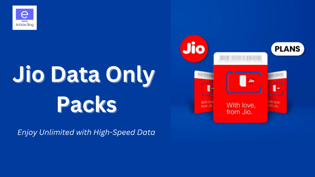 Jio Data Only Packs