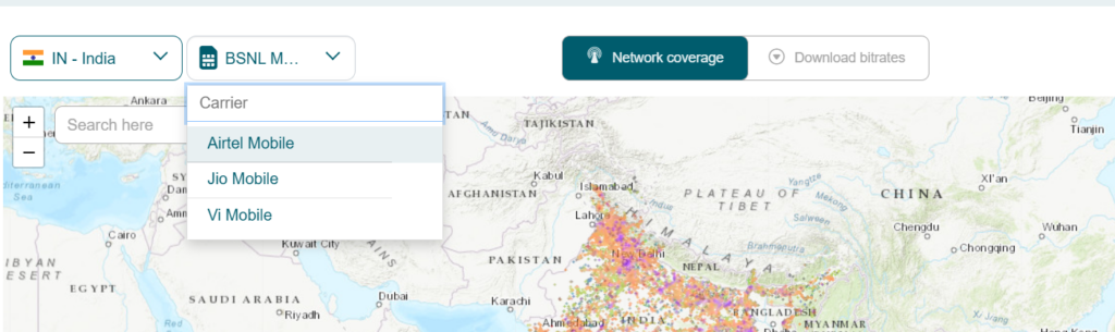 BSNL coverage map