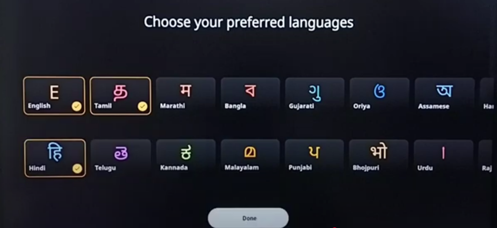 Airtel dth language change app 5