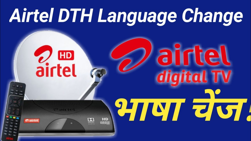 airtel dth language change