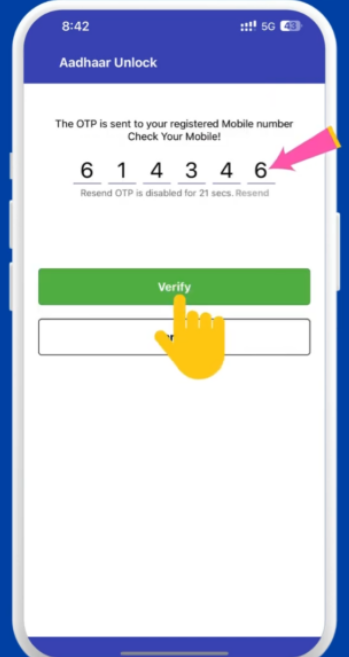 Unlock Aadhaar